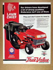 1990 Lawn Chief 420 Riding Mower tractor True Value vintage print Ad picture