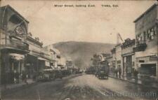 1922 Yreka,CA Miner Street,Looking East Siskiyou County California Postcard picture