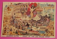 1974 Postcard ALADDIN HOTEL & CASINO, Las Vegas, Nevada.  Rare picture