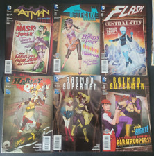 DC BOMBSHELL PINUP COVER VARIANTS SET OF 15 ISSUES (2014) HARLEY QUINN BATGIRL+ picture
