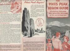 Pikes Peak Region Guide 1956 Sesquicentennial Manitou Springs Colorado Springs picture