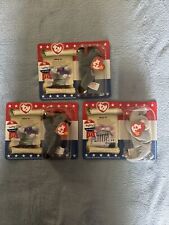 TY Teenie Beanie Babies American 2 Lefty And Righty McDonalds 2000 picture