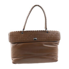BOTTEGAVENETA Bottega Veneta Intrecciato 239986 Handbag Leather Brown   Guaran picture
