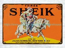 1931 Sheik Condoms metal tin sign outside garage decorating ideas picture