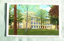 Dunkirk NY High School, Antique c1955 Vintage Postcard Genuine Curteich, Chicago picture