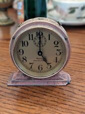 1927 Antique Salmon Westclox Baby Ben De Luxe Wind Up Alarm Clock Parts/Repair picture