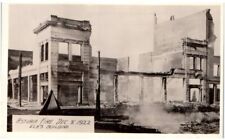 Astoria, OR Postcard-  RPPC DISASTER ASTORIA FIRE DEC 8 1922 ELKS BUILDING picture