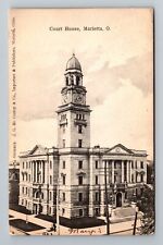 Marietta OH-Ohio, Court House, Scenic, c1906, Vintage Postcard picture