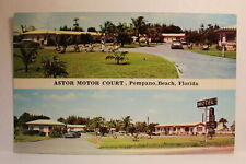 Postcard Astor Motor Court Pompano Beach FL R7 picture