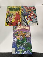 Lot of 3 DC Comics ‘90s Aquaman Flash Green Lantern picture