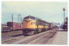 Canadian National Railroad Train Engine F3A Locomotive 9000 Postcard picture