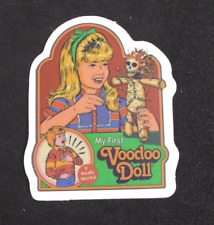 My First Voodoo Doll It Really Works Retro Horror Sticker 2