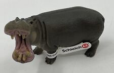 Schleich Hippo Open Mouth PVC Figure Retired 2012 Animal Wildlife Hippopotamus picture