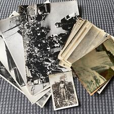 Lot Of Assorted Photos & RPPC-WWII Press Photos-Stirling, KS picture