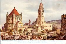 C.1910s Judaica Jerusalem CHURCH OF THE BLESSED VIRGIN Mount Zion Postcard  A113 picture