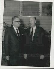 1960 Press Photo Porter Williams and Raymond Fleming attend Trinity Alumni event picture