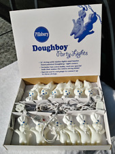 Pillsbury Doughboy Party Lights 12 Light Set 12' Strand 1999 Dough Boy NIB picture
