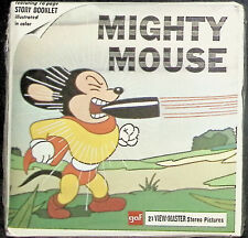 Mighty Mouse 3d View-Master 3 Reel Packet NEW SEALED  picture