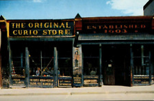 The Original Curio Store Sante Fe New Mexico Oldest Trading Post Postcard picture
