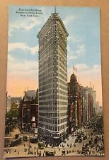  UNUSED POSTCARD c1913 FLAT IRON BLDG. BROADWAY & 5TH AVE. , NEW YORK CITY, N.Y. picture