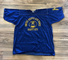Vintage Scott AFB Air Force Base T Shirt / Physical Ed Shirt XL Extra Large picture