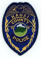 HAWAII HI KAUAI COUNTY POLICE NICE SHOULDER PATCH SHERIFF picture