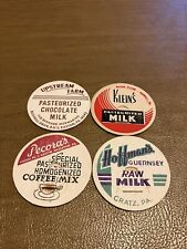 Lot of 4 Pennsylvania Milk Caps  picture