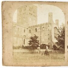 St Albans Cathedral England Stereoview c1890 Hertfordshire Abbey Church B1961 picture