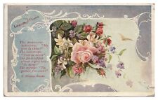 1909 Language of Flowers Vintage Postcard C. Preston Wynne J. Leslie Melville picture