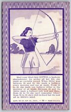 1940s Comic Arcade Card Ex Sup Co Hittie Hasbeen Sharpshooter Lady Chicgao K5 picture