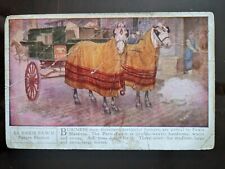 5A Horse Blankets, 5A Paris Fawn Square Blanket - 1911, Rough Shape picture