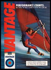 1986 Vantage Cigarettes- wind surfer surfing-Vintage print ad / mini poster- picture