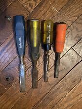 4 Wood Chisels Used picture