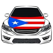 Puerto Rico Rican Flag Car Hood Cover (3.3X5FT)  picture