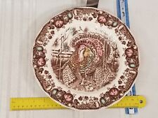 Johnson Brothers His Majesty  Dinner Plate Thanksgiving Turkey looking left picture