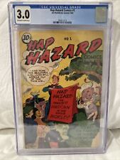 Hap Hazard Comics #1 (Summer 1944, Ace Periodicals) Golden Age, CGC Graded (3.0) picture