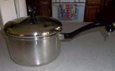 Vintage Faberware Aluminum Clad Stainless Steel 3 qt. Pot w/ Lid USA cookware  picture