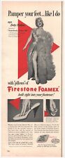 1952 Firestone Foamex Actress Betty Hutton Vintage Original Magazine Print Ad picture