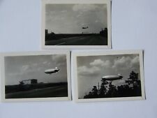 Lakehurst New Jersey NJ 3 Real Photo's US Navy Blimps and Plane Early 1900's picture