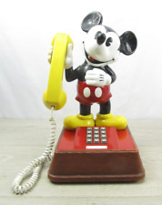 Vintage The Mickey Mouse Phone 1776 Landline Psh Button Telephone Disney 15 inch picture