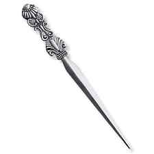 Evenchae Classic Embossed Letter Opener, Silver - Gift Box - 7.25 in picture