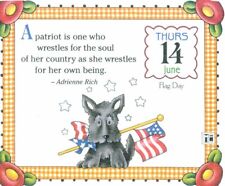 PATRIOT SOUL OF COUNTRY-Handmade 4th of July Fridge Magnet-w/Mary Engelbreit art picture