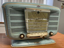 Vintage Art Deco Baby Blue Excelsior SNR52 French Tabletop Tube Radio picture