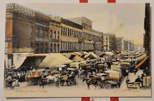 Antique Chicago, IL Postcard South Water, Street Market Illinois Unused Z3 picture