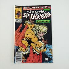Amazing Spider-Man #324 Newsstand Todd McFarlane Sabretooth Cover FN 1989 Marvel picture