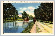 Cumberland MD - Chesapeake and Ohio - C&O Canal - Mule - Towpath - Boat picture