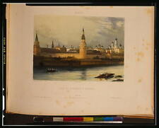 Photo:Kremlin,Moscow,Russia,1842,Noel Paymal Lerebours picture