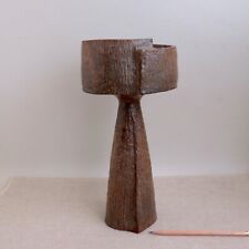 Best Modernist Ikebana Vase Japanese Pottery Brutalist 1950s MCM Sculpture Vtg picture