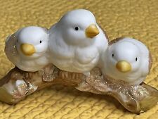J.S.N.Y. Ceramic Hand Painted Birds / Chicks on a Branch - JSNY picture