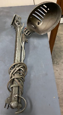 TWO VINTAGE MACHINE SHOP BENCH ARTICULATING WORK LIGHTS (USED CONDITION) picture